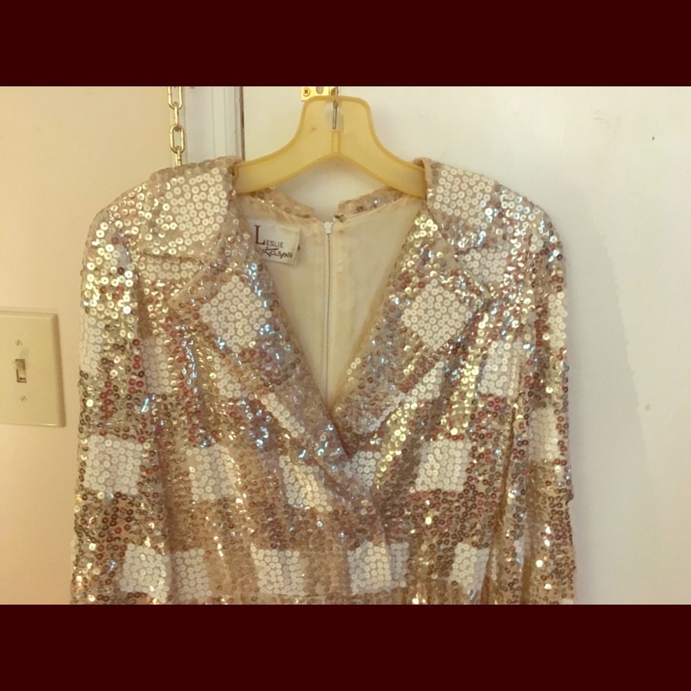 Joan leslie by Kasper L/S Sequions dress